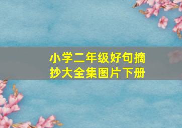 小学二年级好句摘抄大全集图片下册