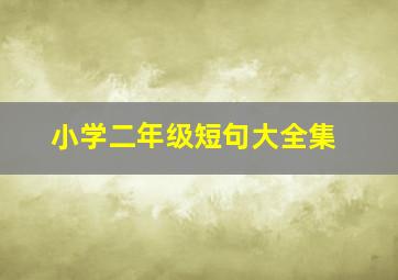 小学二年级短句大全集