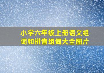 小学六年级上册语文组词和拼音组词大全图片