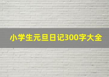 小学生元旦日记300字大全