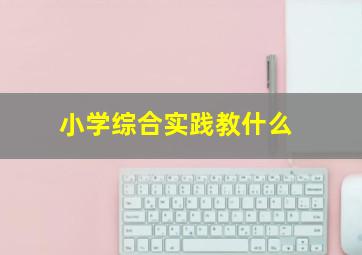 小学综合实践教什么