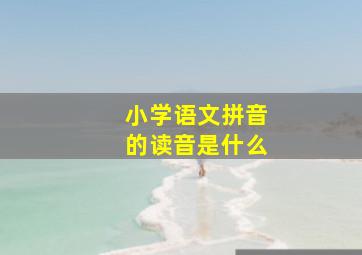 小学语文拼音的读音是什么