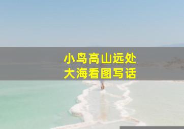 小鸟高山远处大海看图写话