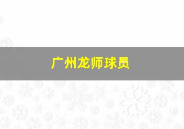 广州龙师球员