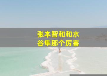 张本智和和水谷隼那个厉害