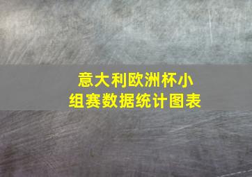 意大利欧洲杯小组赛数据统计图表