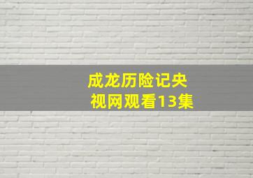 成龙历险记央视网观看13集