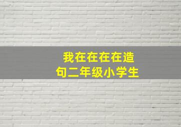 我在在在在造句二年级小学生