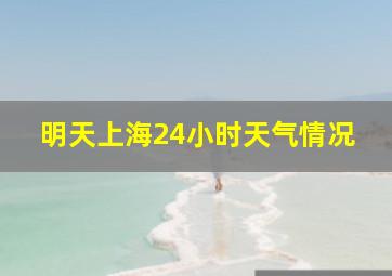 明天上海24小时天气情况