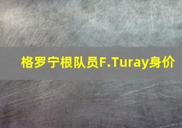 格罗宁根队员F.Turay身价