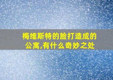 梅维斯特的脸打造成的公寓,有什么奇妙之处