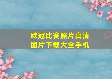 欧冠比赛照片高清图片下载大全手机