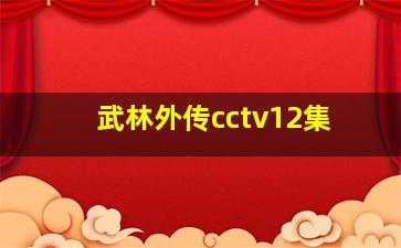 武林外传cctv12集