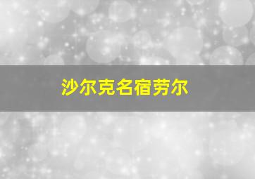 沙尔克名宿劳尔