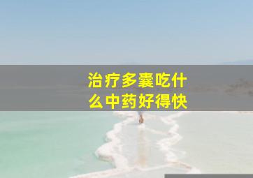 治疗多囊吃什么中药好得快