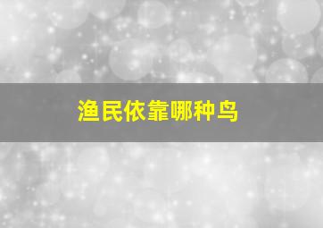 渔民依靠哪种鸟