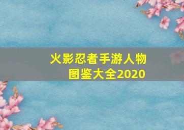 火影忍者手游人物图鉴大全2020