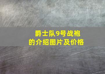 爵士队9号战袍的介绍图片及价格