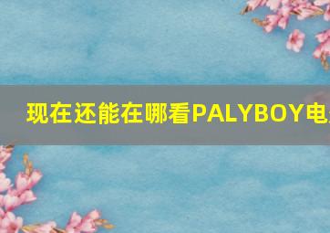 现在还能在哪看PALYBOY电影