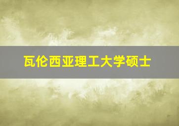 瓦伦西亚理工大学硕士