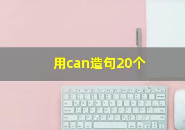 用can造句20个