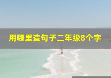 用哪里造句子二年级8个字