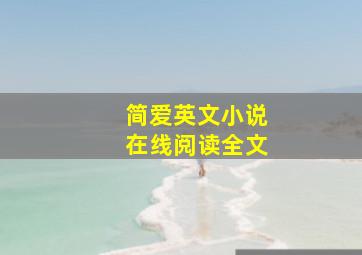 简爱英文小说在线阅读全文