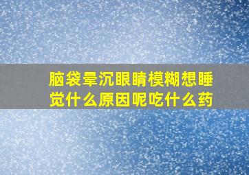 脑袋晕沉眼睛模糊想睡觉什么原因呢吃什么药