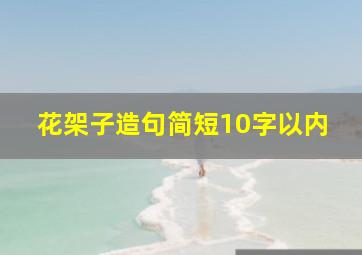 花架子造句简短10字以内