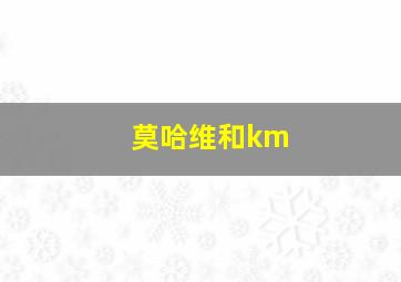 莫哈维和km