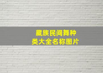 藏族民间舞种类大全名称图片