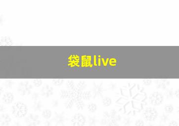 袋鼠live