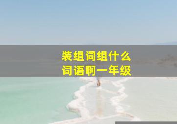 装组词组什么词语啊一年级