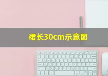 裙长30cm示意图