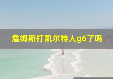 詹姆斯打凯尔特人g6了吗