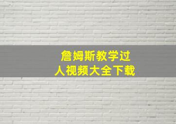 詹姆斯教学过人视频大全下载