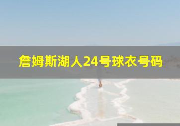 詹姆斯湖人24号球衣号码