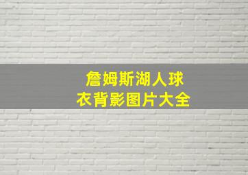 詹姆斯湖人球衣背影图片大全