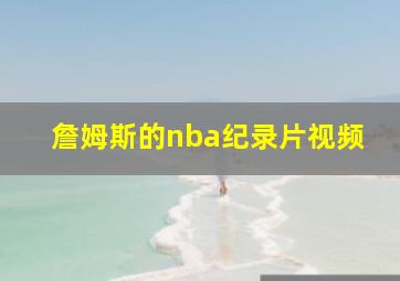 詹姆斯的nba纪录片视频