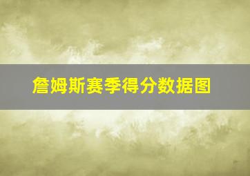 詹姆斯赛季得分数据图