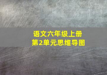 语文六年级上册第2单元思维导图