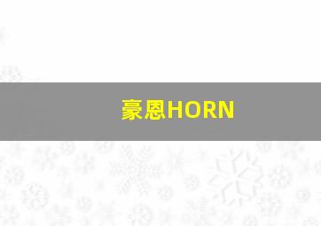 豪恩HORN