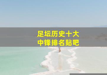 足坛历史十大中锋排名贴吧