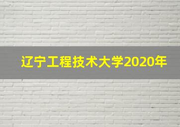 辽宁工程技术大学2020年