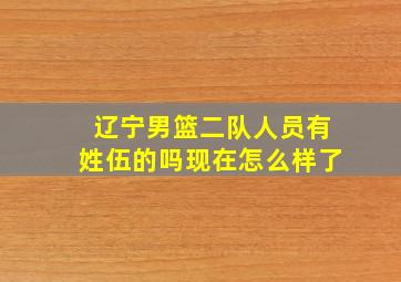 辽宁男篮二队人员有姓伍的吗现在怎么样了