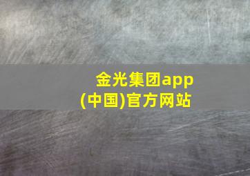 金光集团app(中国)官方网站