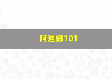 阿迪娜101