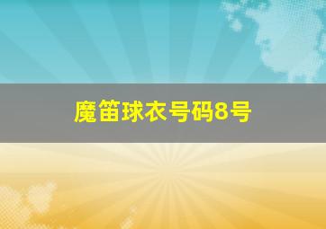 魔笛球衣号码8号