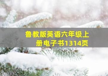 鲁教版英语六年级上册电子书1314页