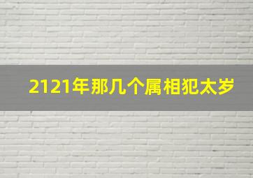 2121年那几个属相犯太岁